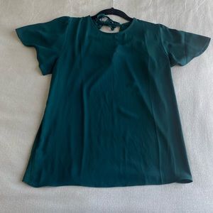 Emerald Green Top / blouse - LOFT